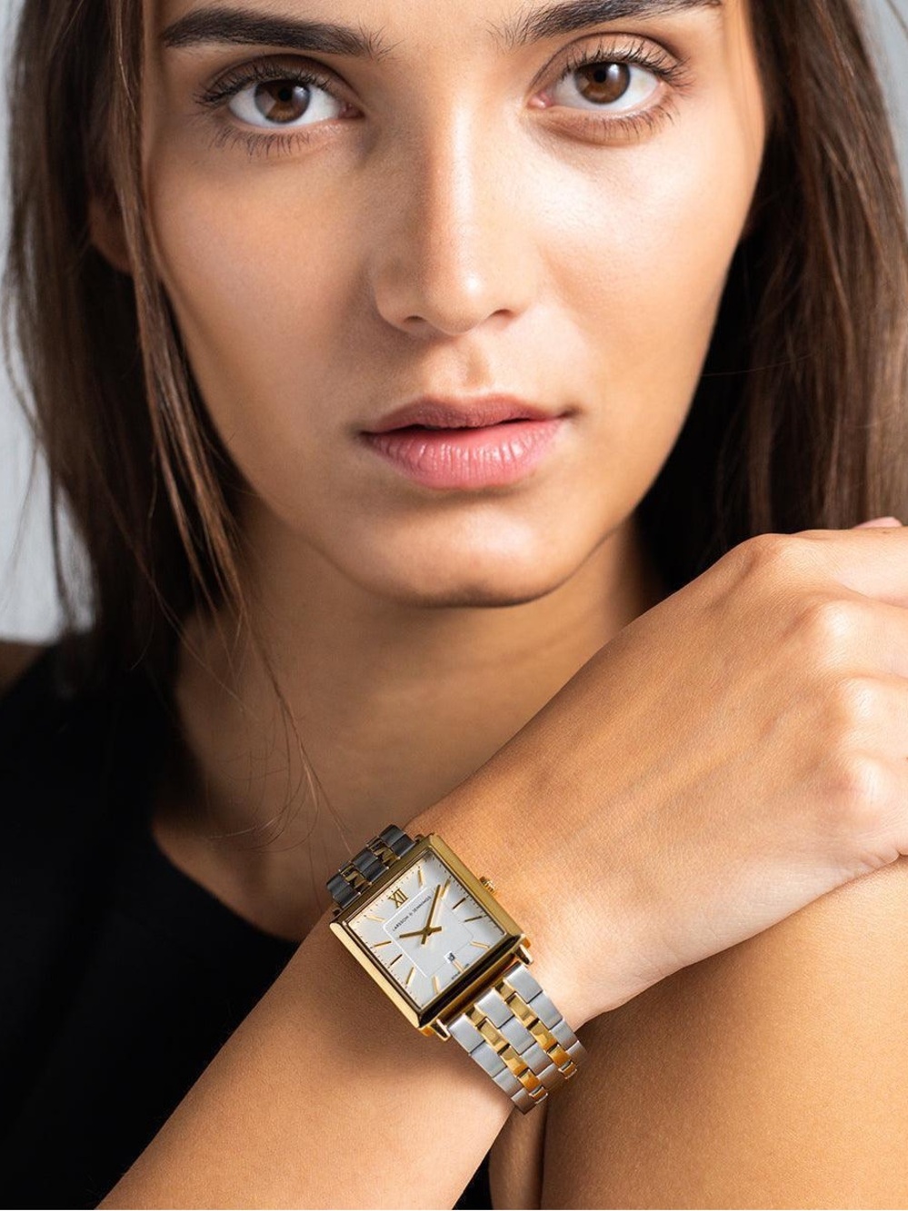 Larsson & Jennings Boyfriend Classic Mixed Gold 40mm Watch NWT Box